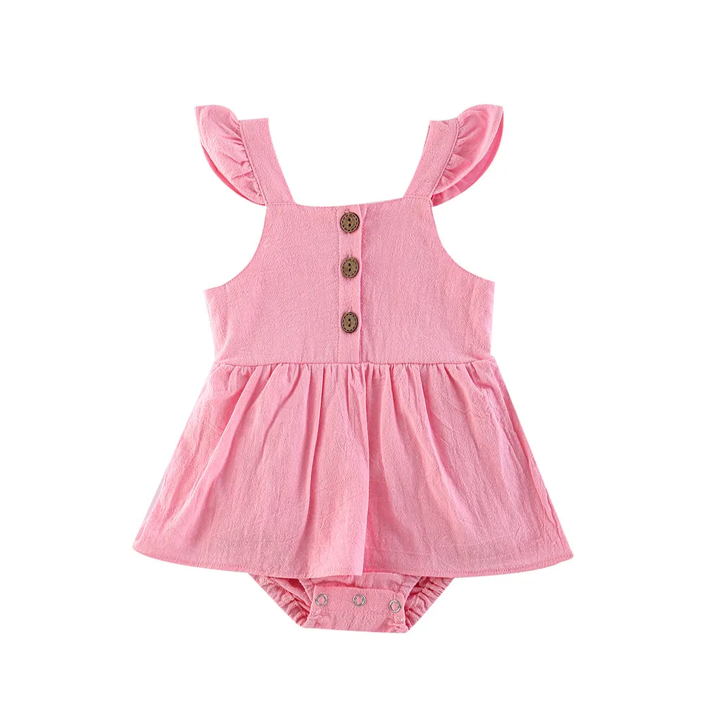 Mom and Me Spaghetti Strap Button Up Dresses
