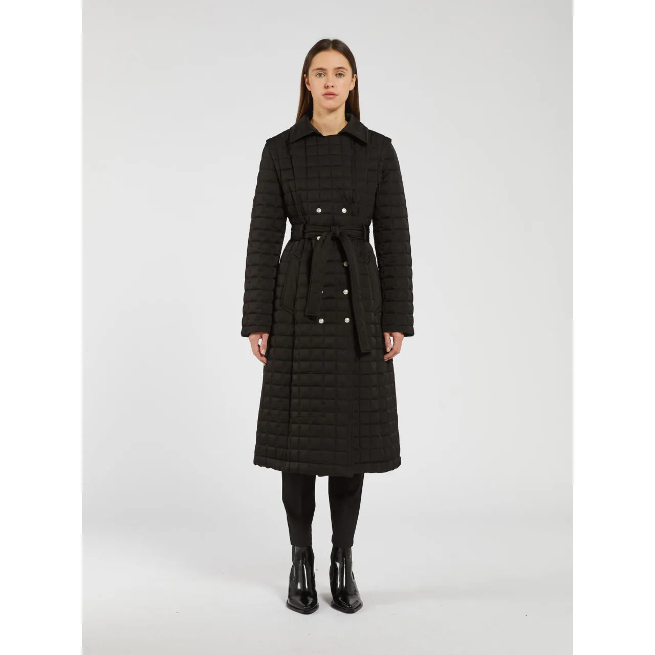 MRL-24234960 ZOLLA BLK QUILTED JACKET