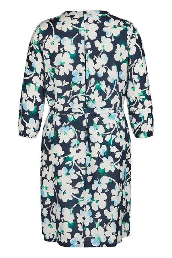 NAVY FLORAL PRINT DRESS