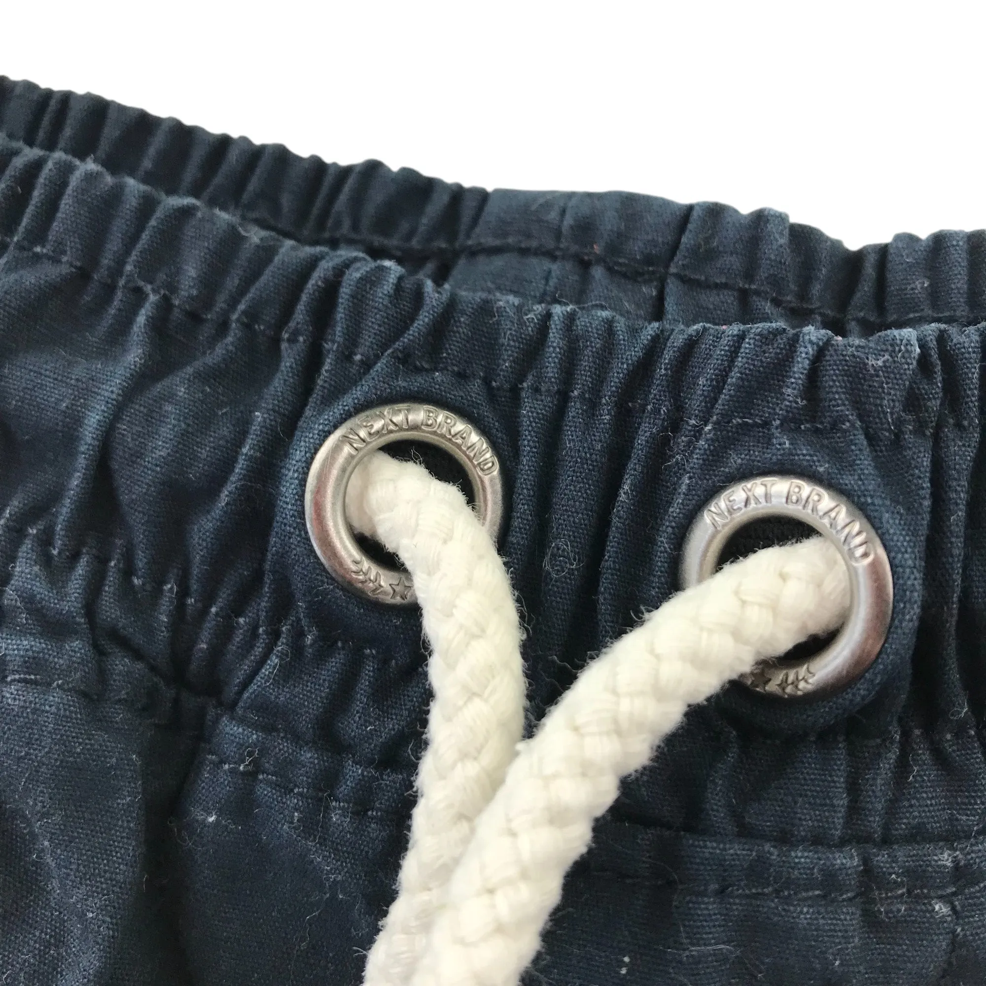 Next Shorts Age 5 Black Plain Pull Up Cotton