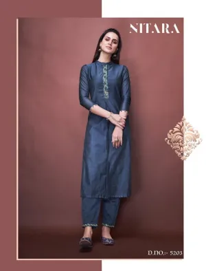 Nitara Presents Angelica Pure Cotton Casual Wear Kurtis And Pants