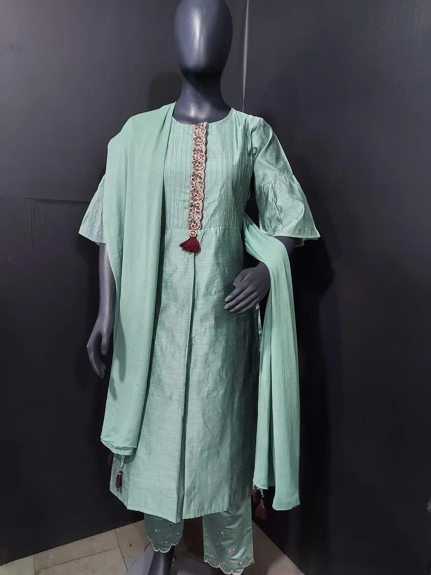 Nitara Presents Angelica Pure Cotton Casual Wear Kurtis And Pants