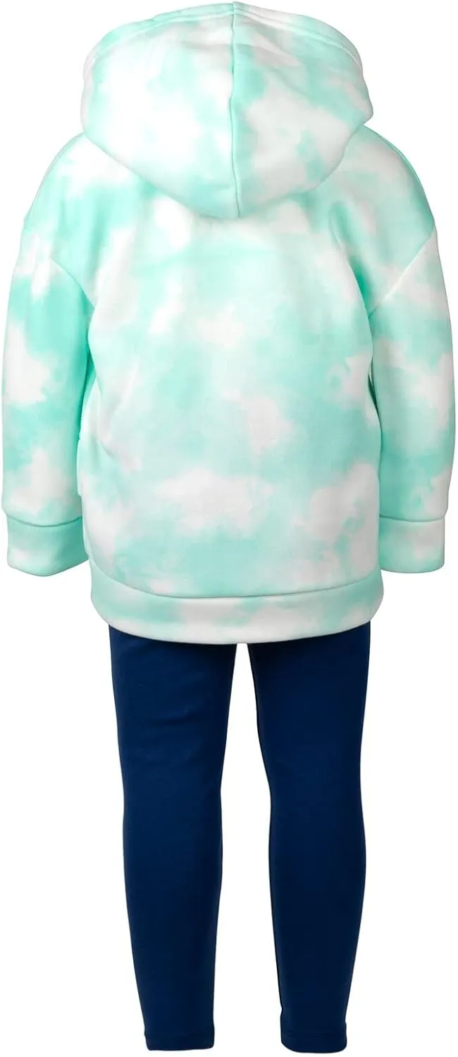 Paw Patrol Everest Skye Girls Pullover Crossover Fleece Hoodie and Leggings Outfit Set Toddler to Little Kid