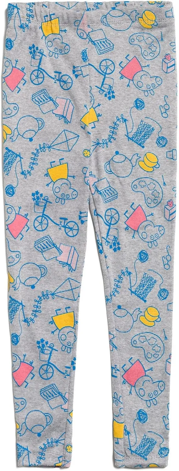 Peppa Pig Girls Pullover Fleece Hoodie and Leggings Outfit Set Toddler to Big Kid