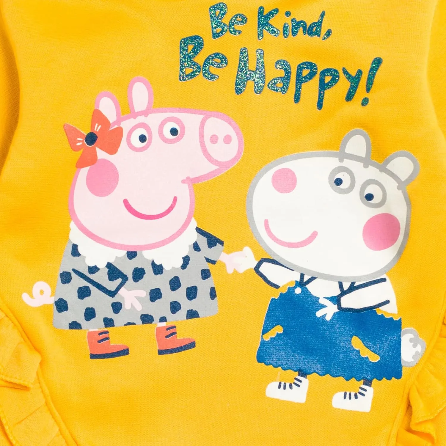 Peppa Pig Girls Pullover Fleece Hoodie and Leggings Outfit Set Toddler to Big Kid