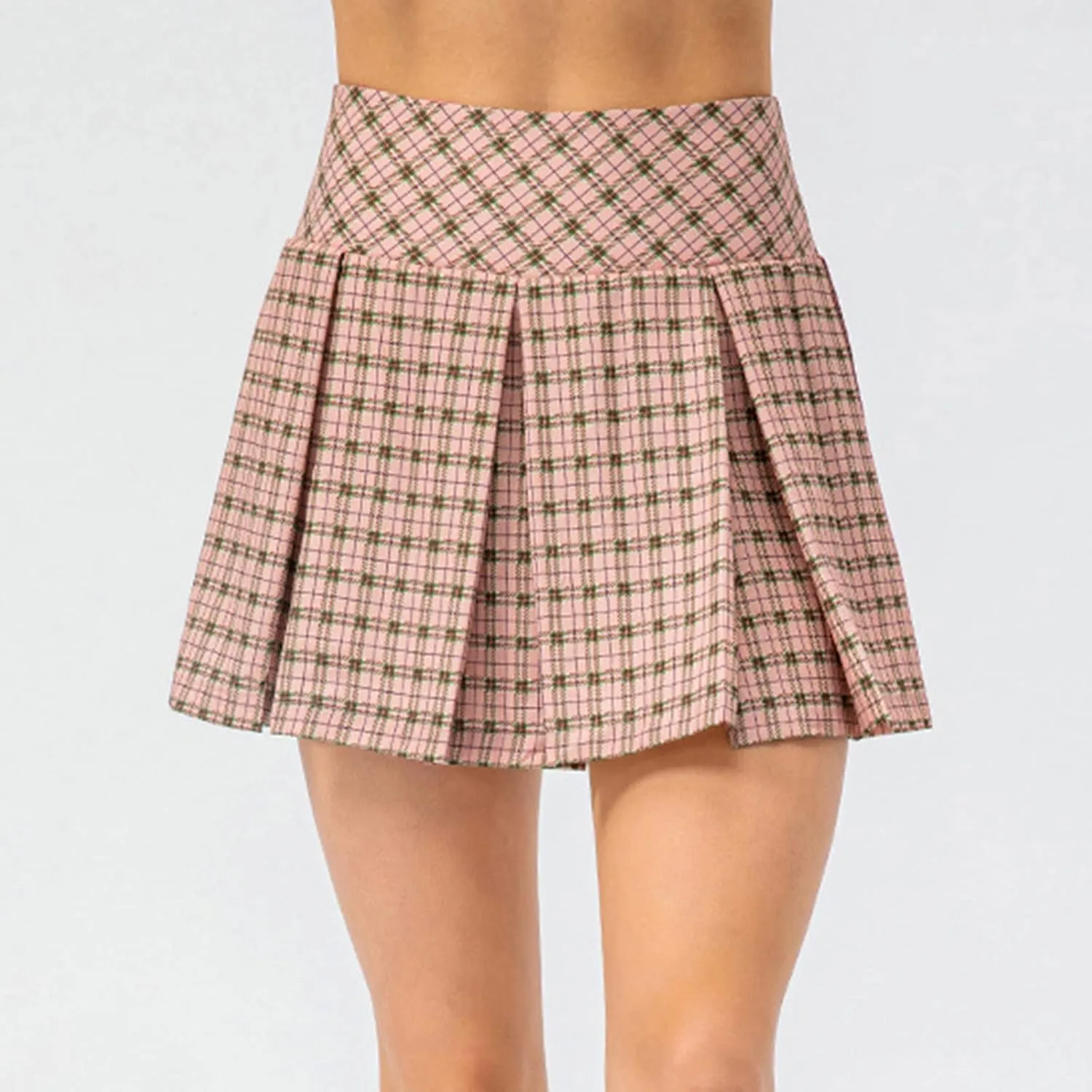 Plaid Skirts for Women High Waisted Summer Dressy Elegant Cute Skirt Trendy Soft Smooth Comfort Skirts Trendy