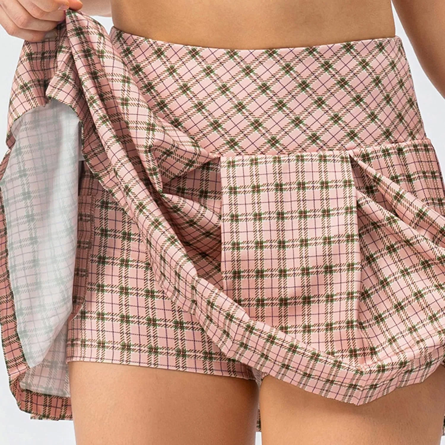 Plaid Skirts for Women High Waisted Summer Dressy Elegant Cute Skirt Trendy Soft Smooth Comfort Skirts Trendy