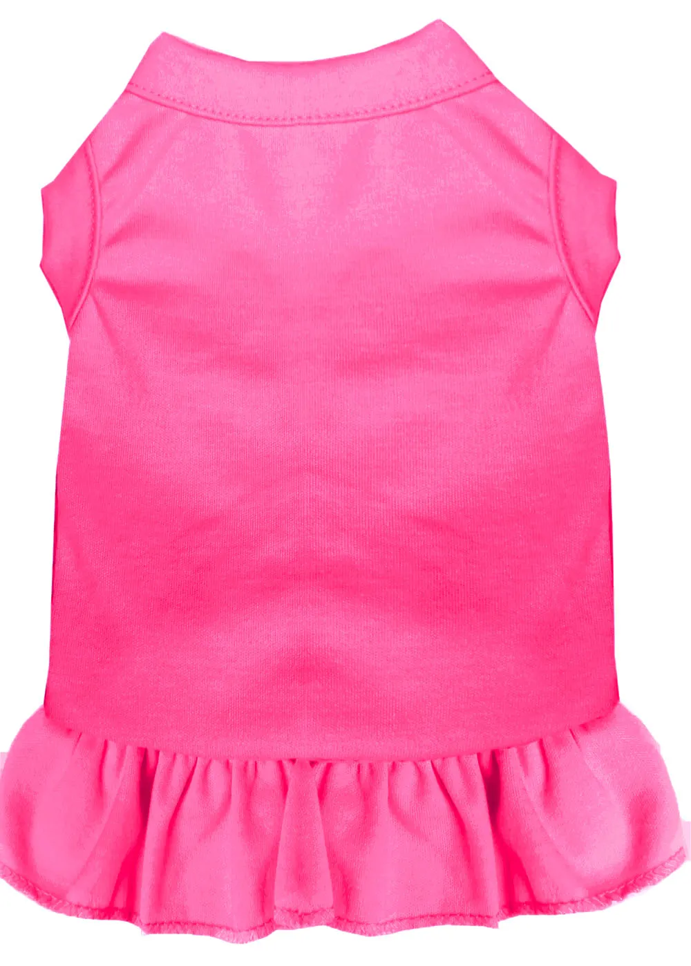 Plain Pet Dress Bright Pink Xxl