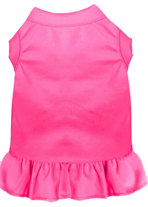 Plain Pet Dress Bright Pink Xxl