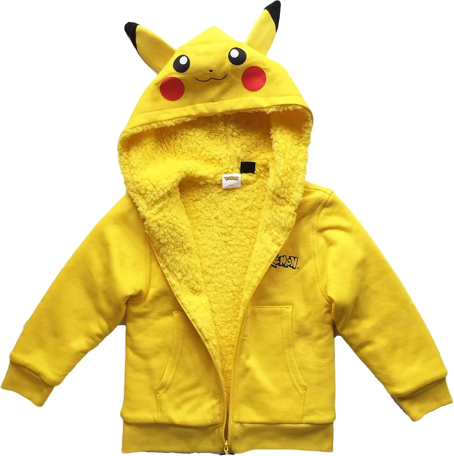 Pokemon Pikachu Boys Sherpa Fleece Hoodie