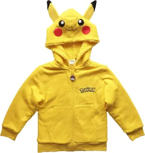 Pokemon Pikachu Boys Sherpa Fleece Hoodie