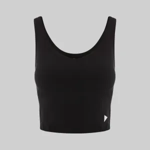 Racer Back Crop Top - Essential Motion Activewear -  Bristol Black