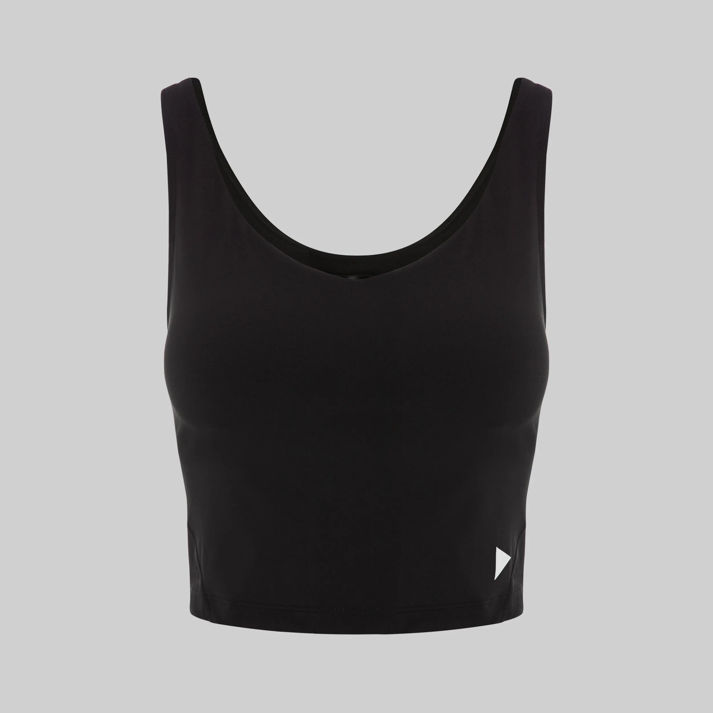 Racer Back Crop Top - Essential Motion Activewear -  Bristol Black