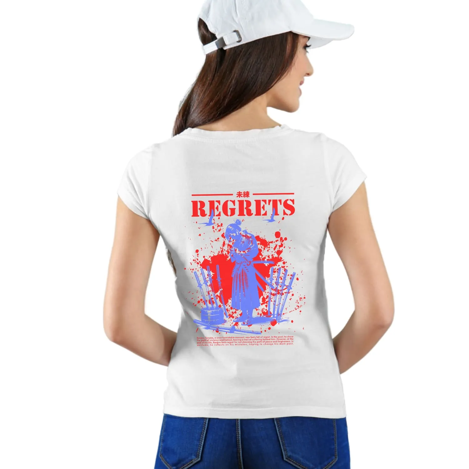 Regrets Womens cotton printed T-shirt