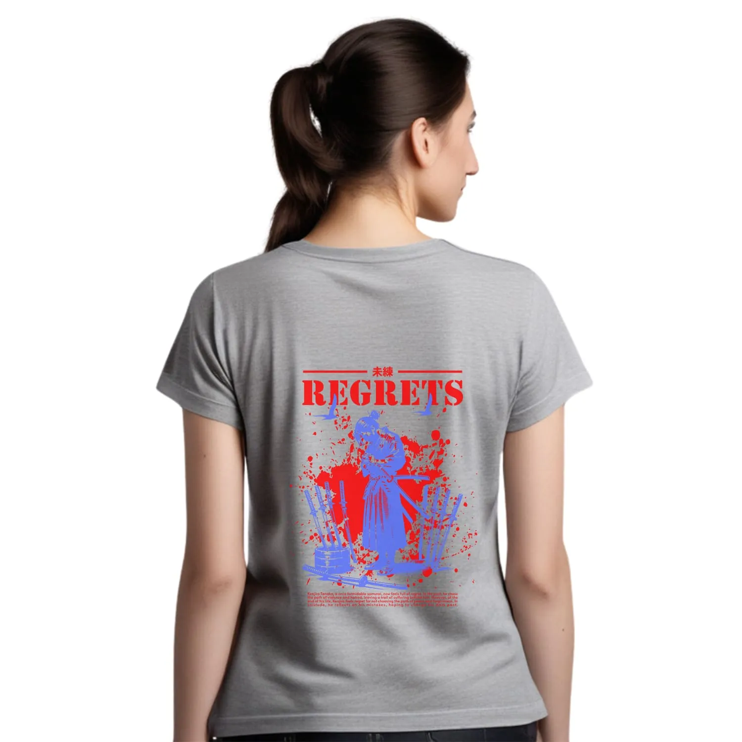 Regrets Womens cotton printed T-shirt
