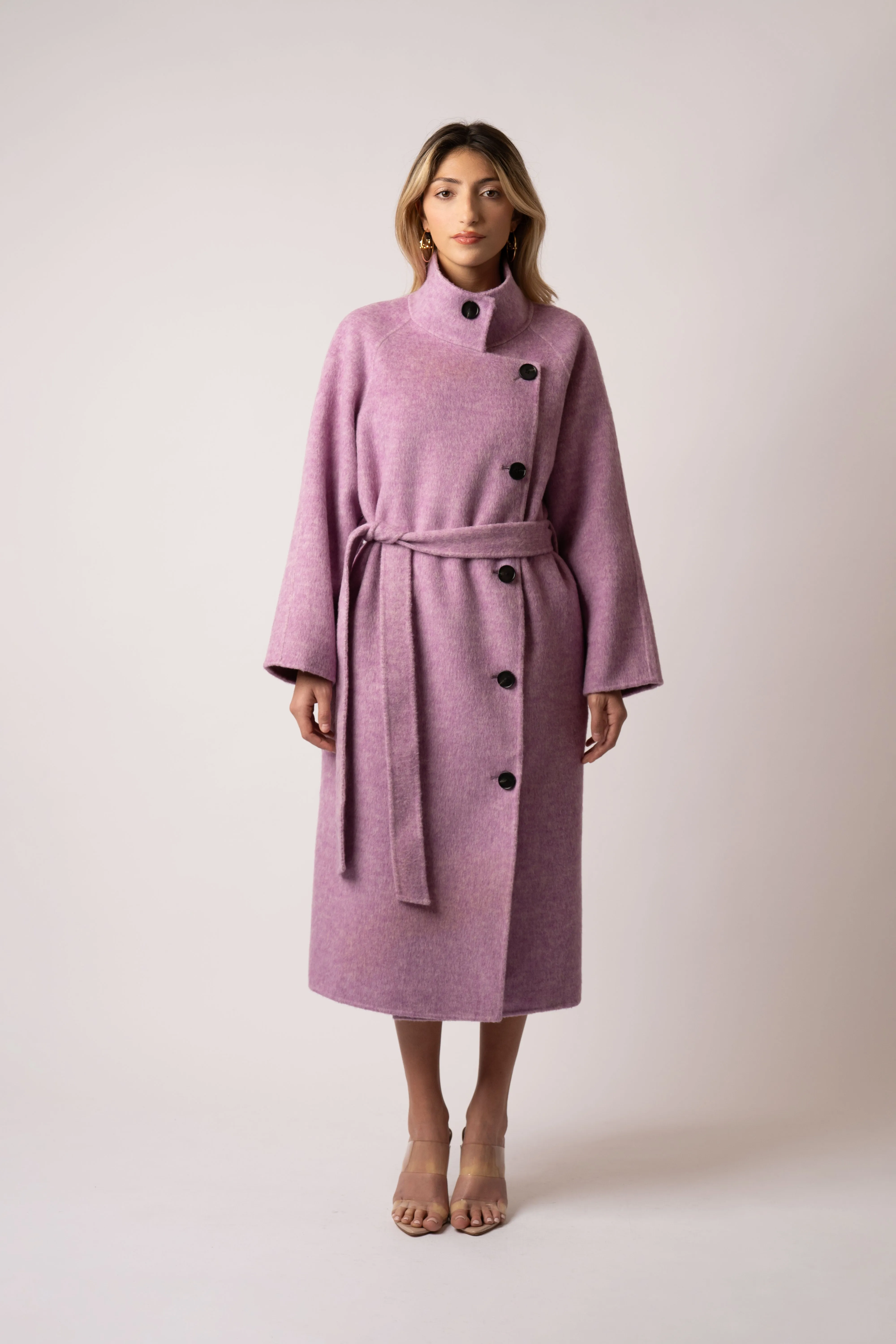 Rose Wool Cashmere Coat