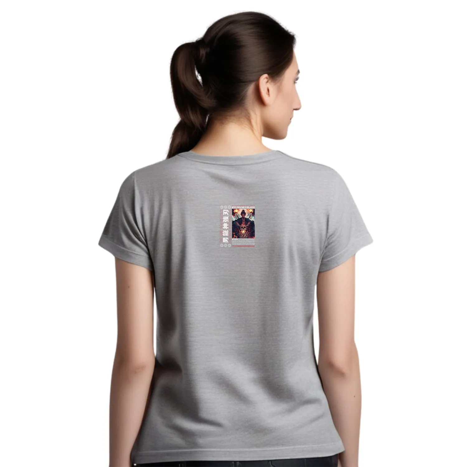 Ryujin hexblade Womens cotton printed T-shirt