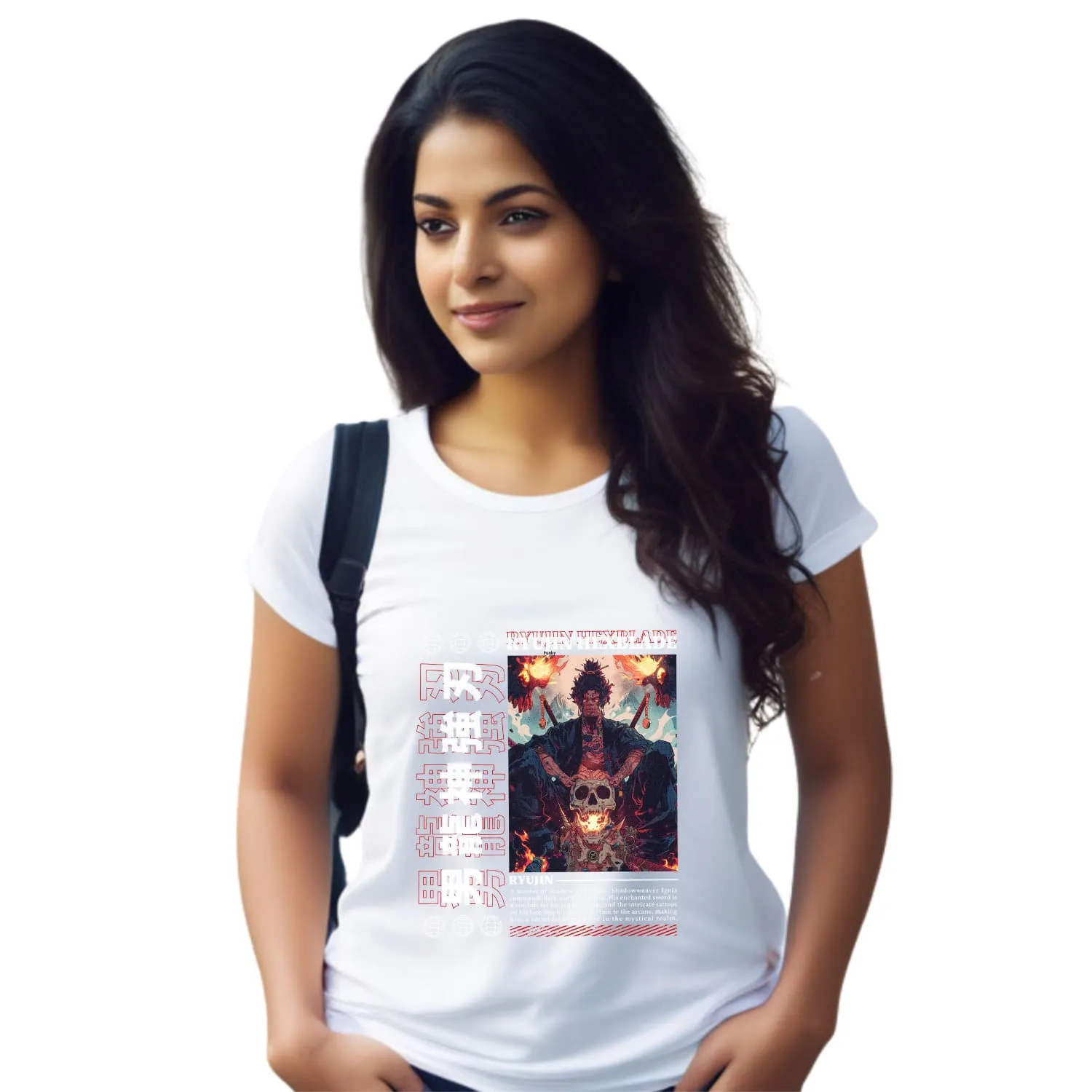 Ryujin hexblade Womens cotton printed T-shirt