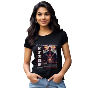 Ryujin hexblade Womens cotton printed T-shirt