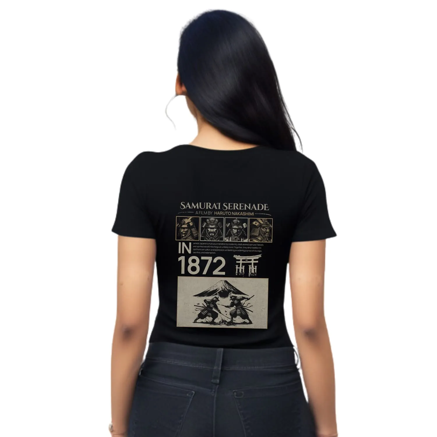 Samurai serenade Womens cotton printed T-shirt