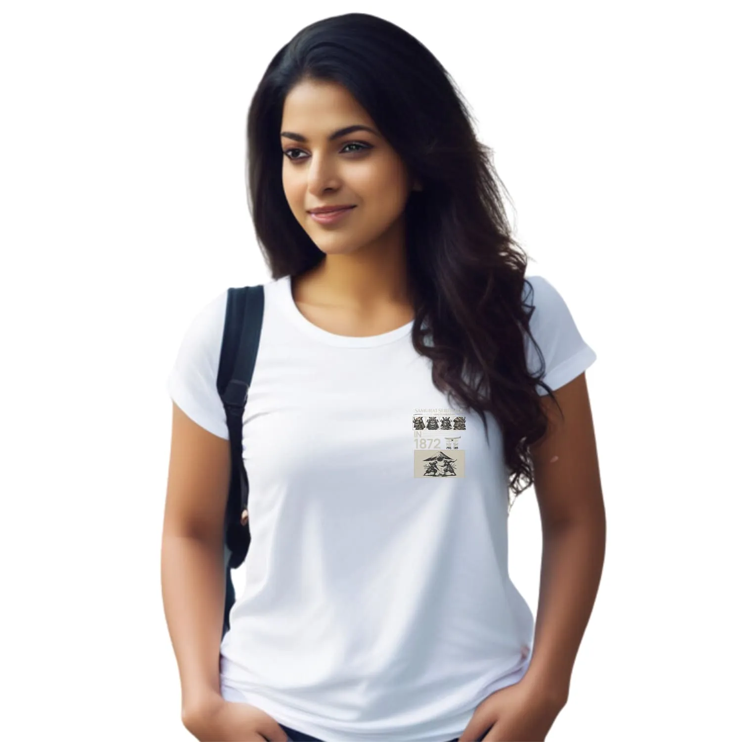Samurai serenade Womens cotton printed T-shirt