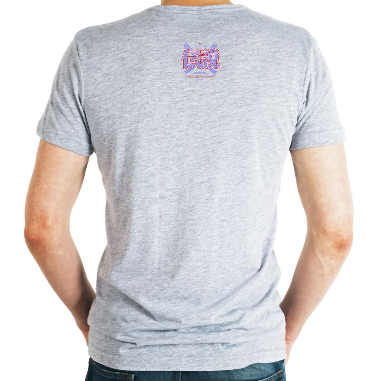 Samurai spirit Mens cotton printed T-shirt
