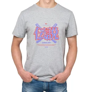 Samurai spirit Mens cotton printed T-shirt