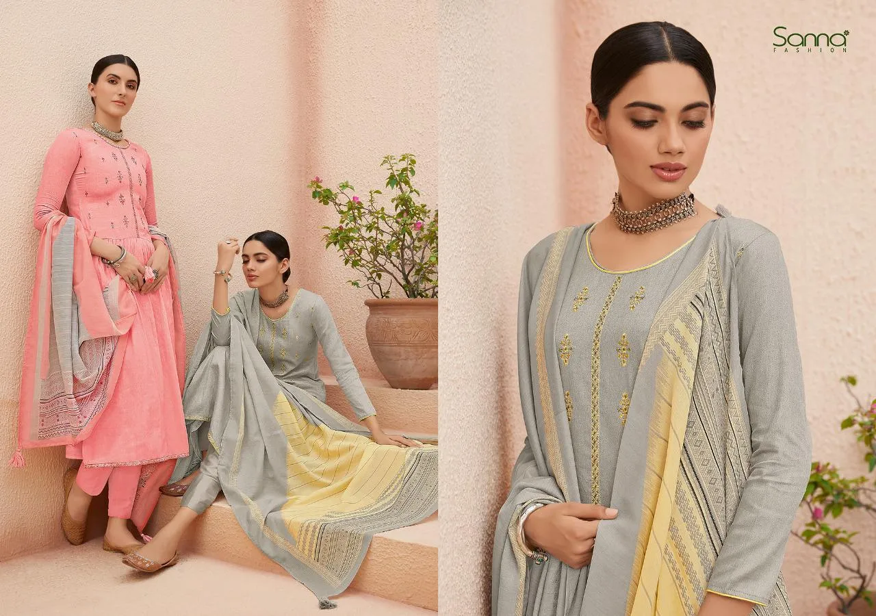 Sanna Presents Benazir Cotton Casual Wear Salwar Suits