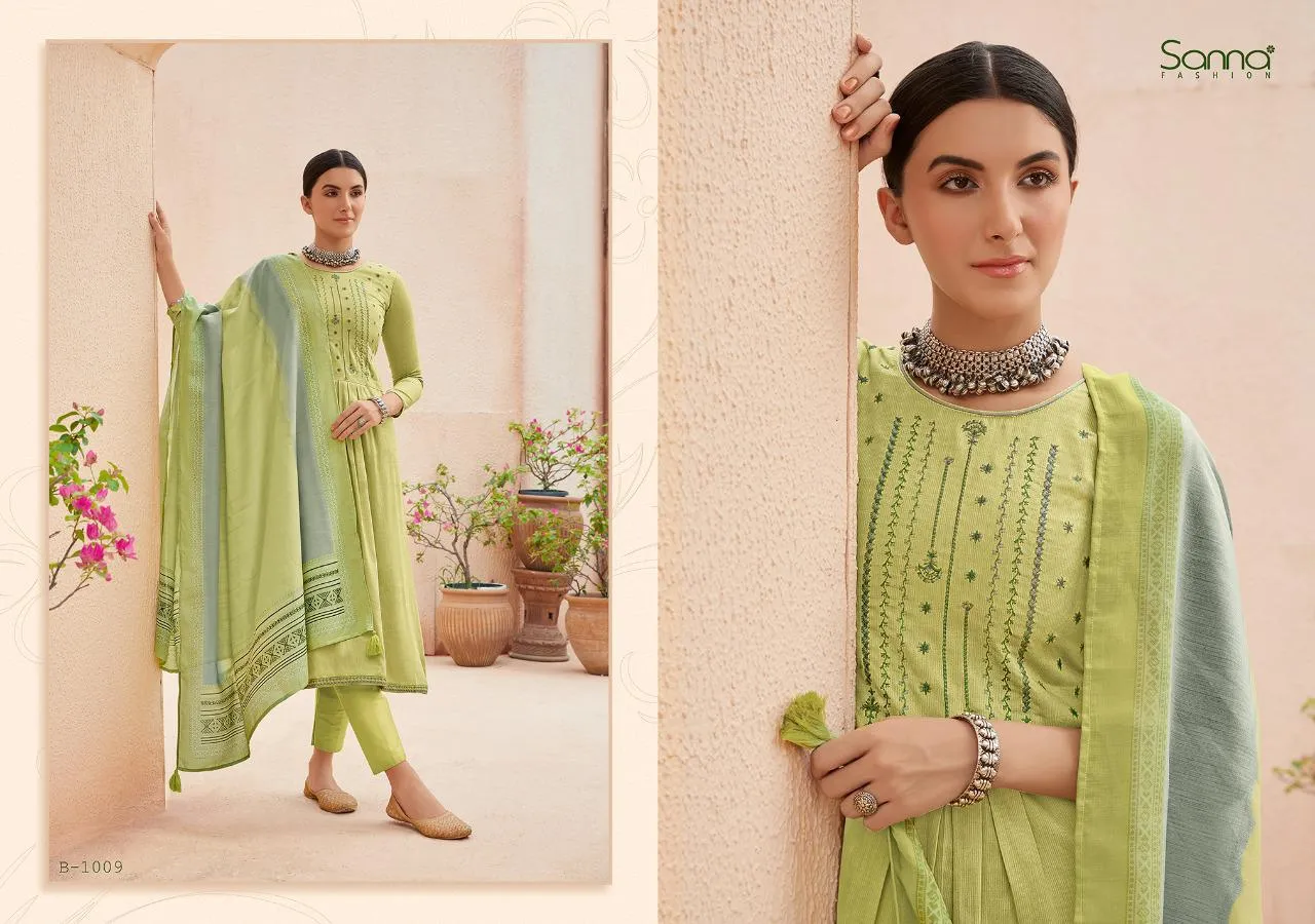 Sanna Presents Benazir Cotton Casual Wear Salwar Suits