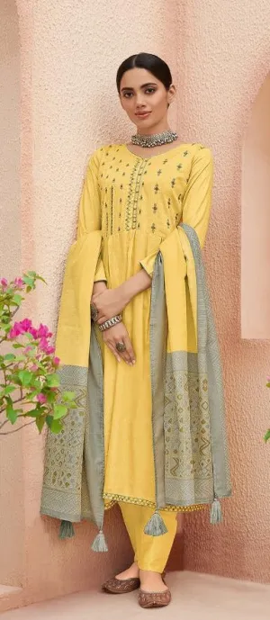 Sanna Presents Benazir Cotton Casual Wear Salwar Suits