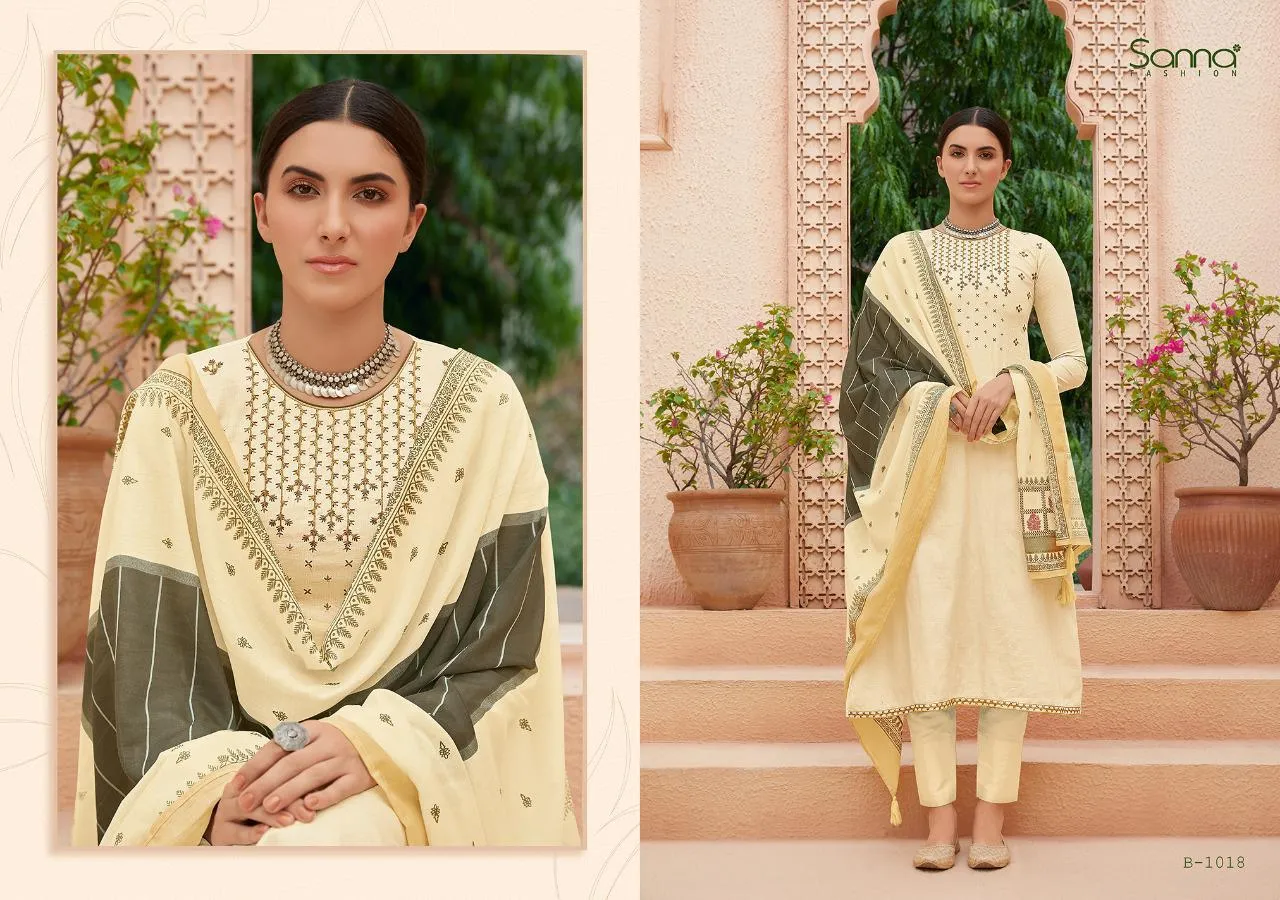Sanna Presents Benazir Cotton Casual Wear Salwar Suits