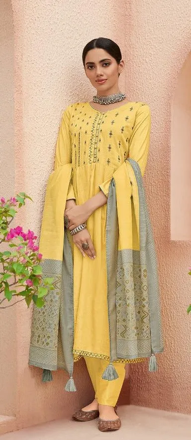 Sanna Presents Benazir Cotton Casual Wear Salwar Suits