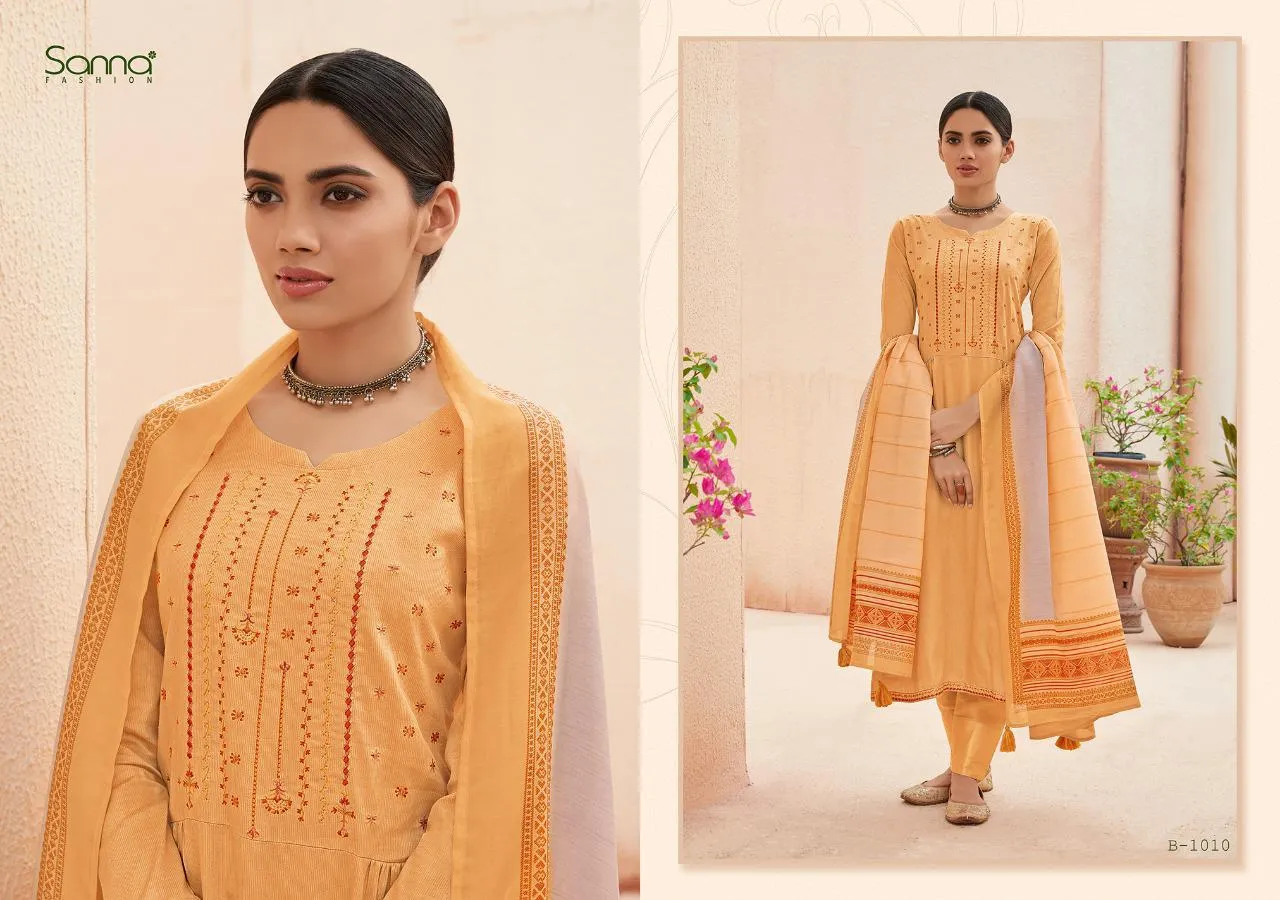 Sanna Presents Benazir Cotton Casual Wear Salwar Suits