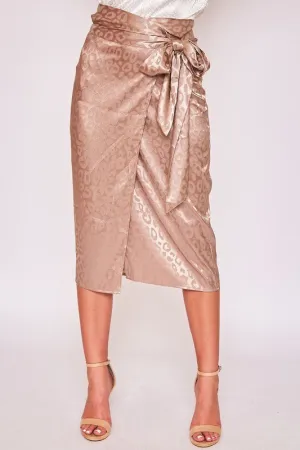 Satin Wrap Skirt