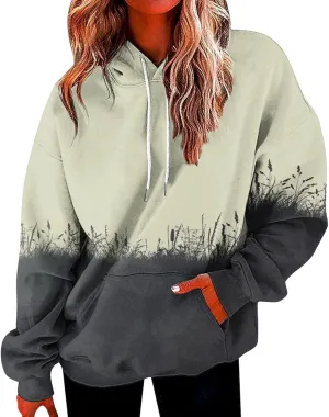 SHAOBGE Cyber Of Monday 2023 Womans Plaid Sweatshirt Lady Fashion Top Blouse Thermal Hoodies For Women Prime Today Deals Placed