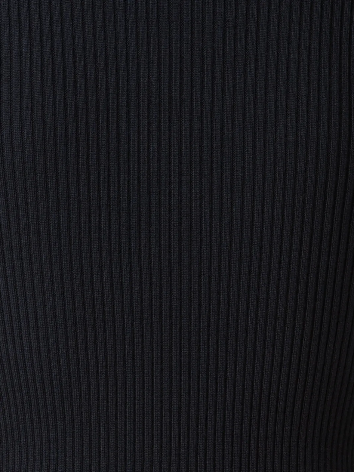 Short Sleeve Virgin Wool Sweater with Piping