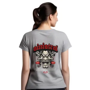 Sinistral Womens cotton printed T-shirt