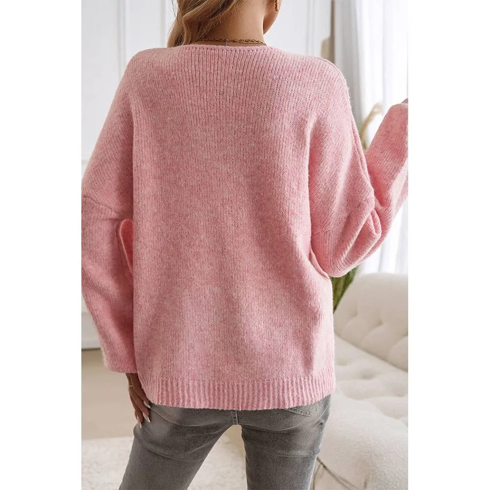Solid Color Lace Up Front Open Cardigan DY206: Apricot / M