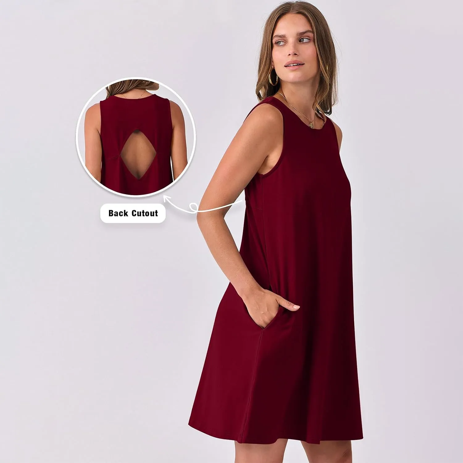 Summer Dresses for Women 2025 Vacation Boho Beach Backless Cover Up Ruffle Mini Dress Casual Loose Flowy Sun Dress