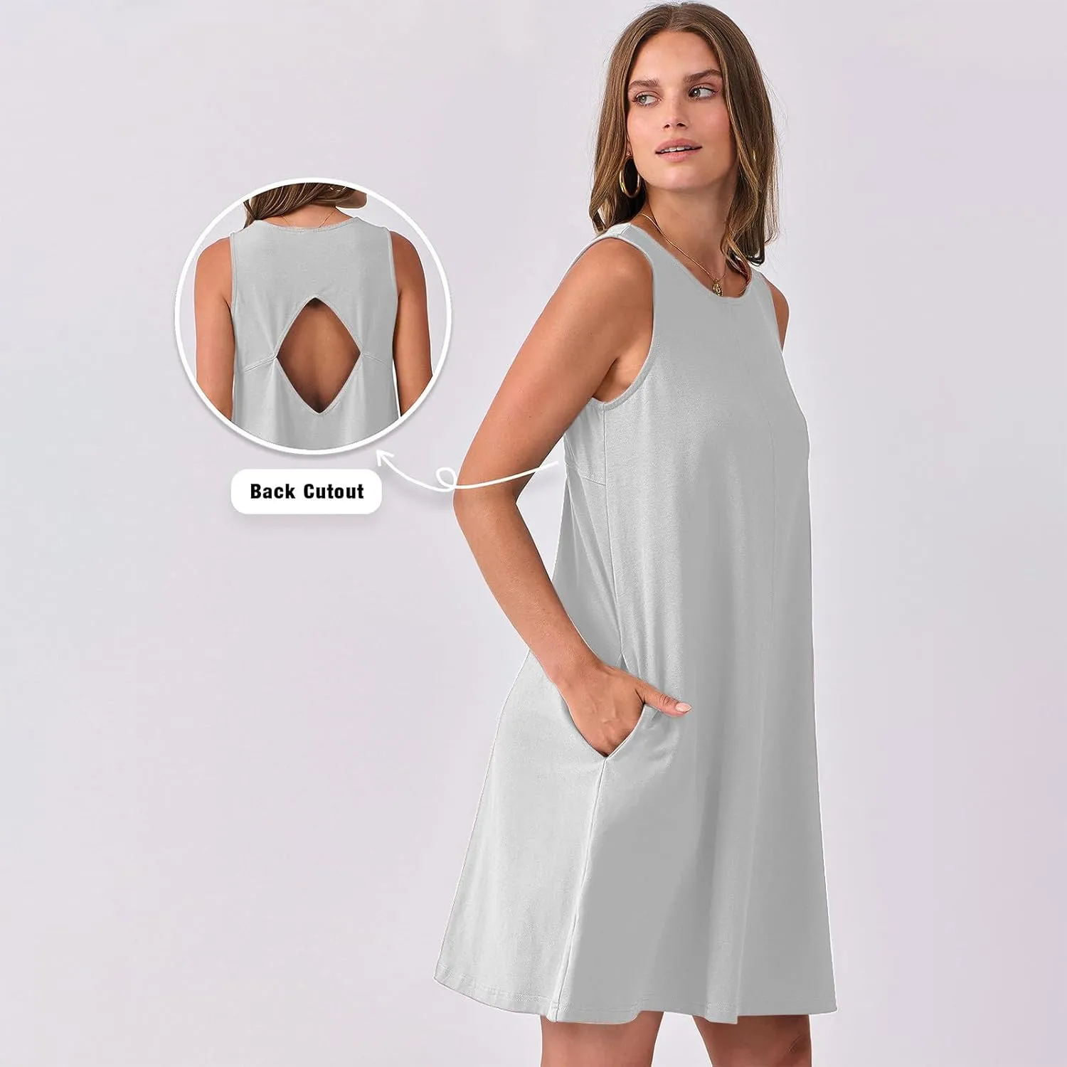 Summer Dresses for Women 2025 Vacation Boho Beach Backless Cover Up Ruffle Mini Dress Casual Loose Flowy Sun Dress