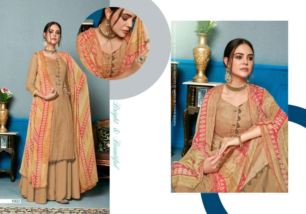 Sweety Presents Akila Satin Cotton Casual Wear Salwar Suits