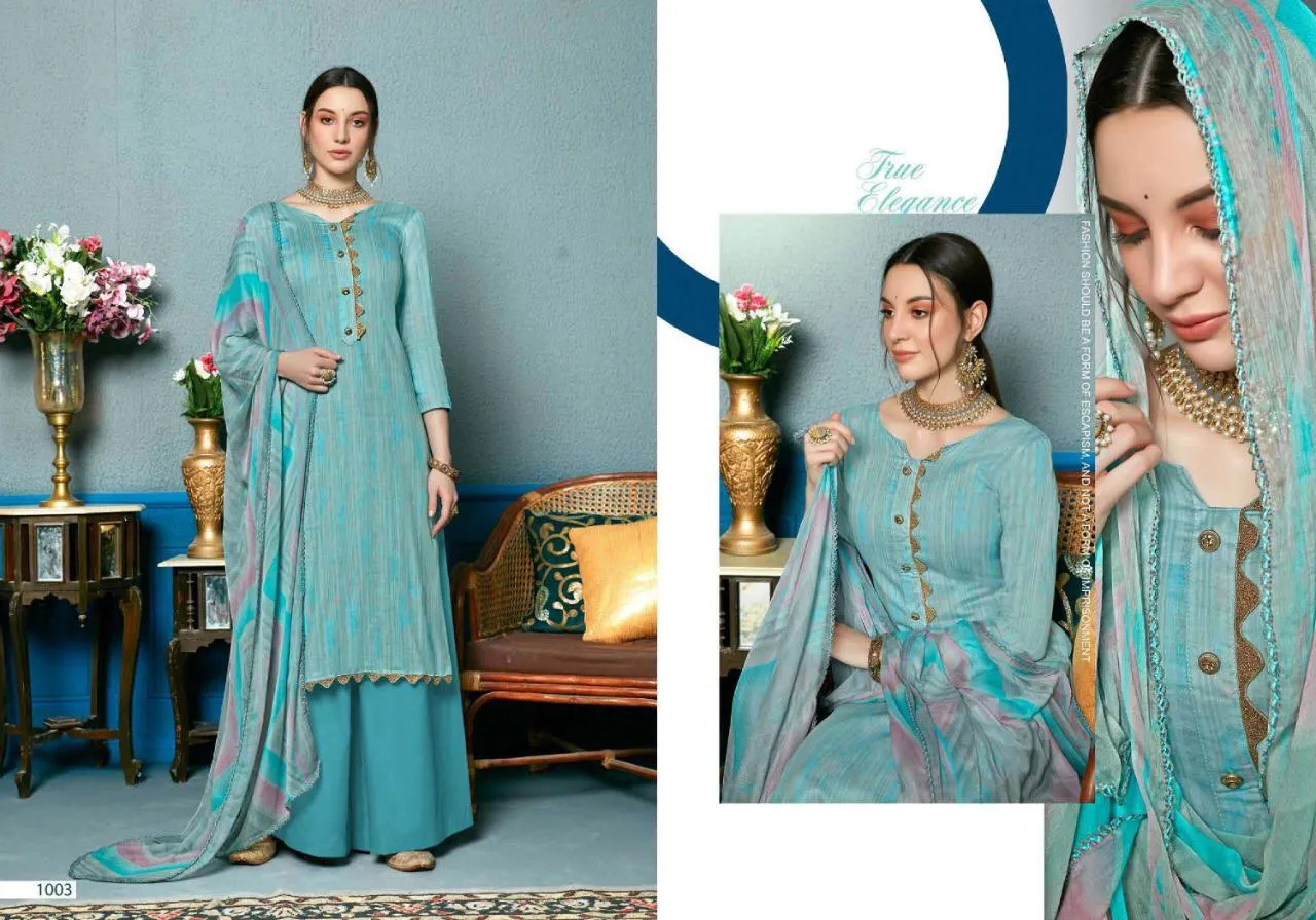 Sweety Presents Akila Satin Cotton Casual Wear Salwar Suits