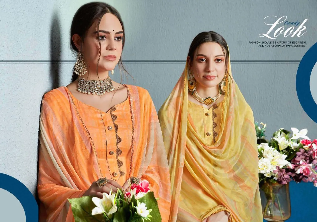 Sweety Presents Akila Satin Cotton Casual Wear Salwar Suits
