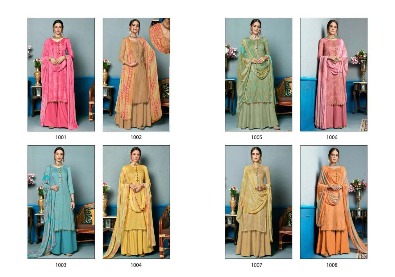 Sweety Presents Akila Satin Cotton Casual Wear Salwar Suits