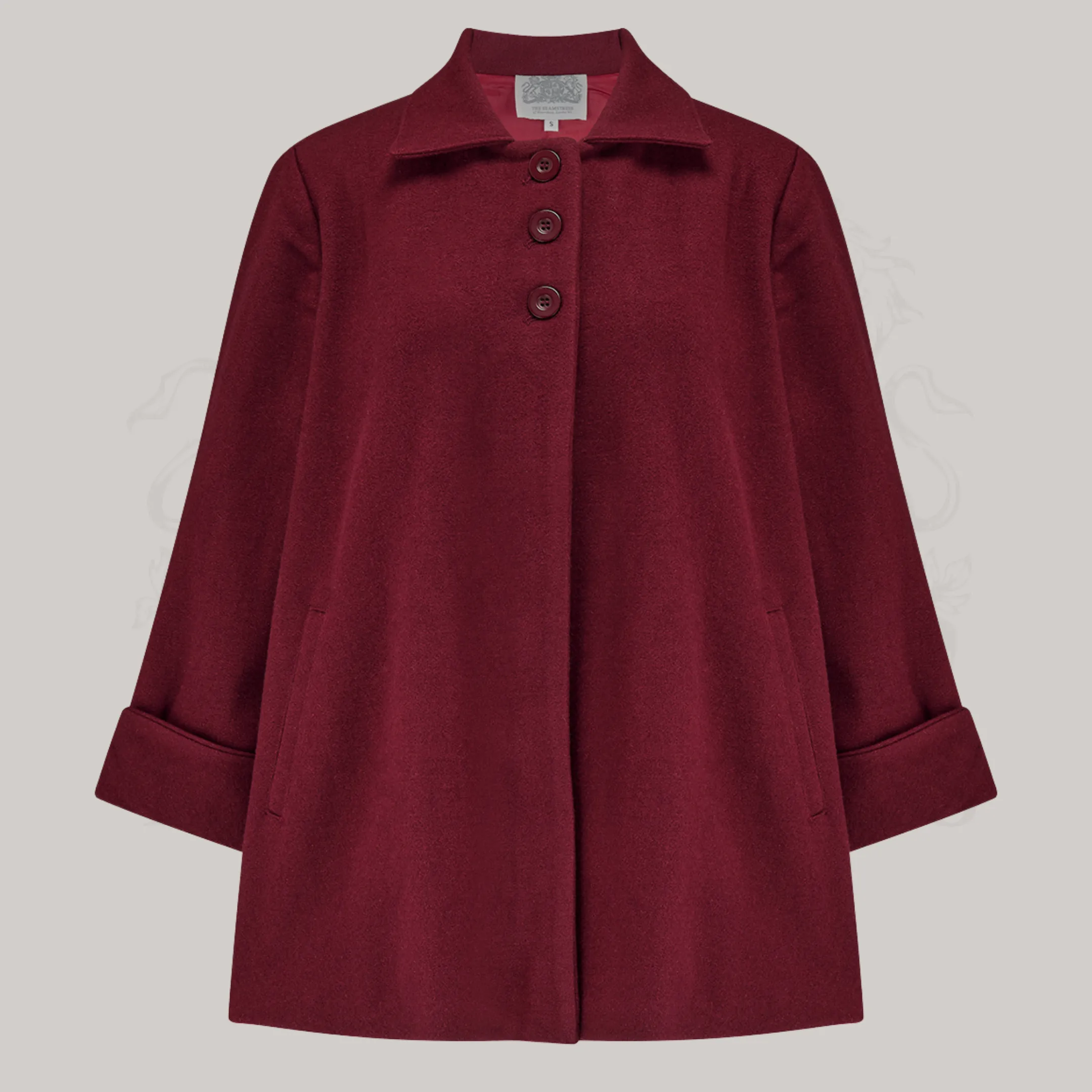 Swing Jacket in Wine