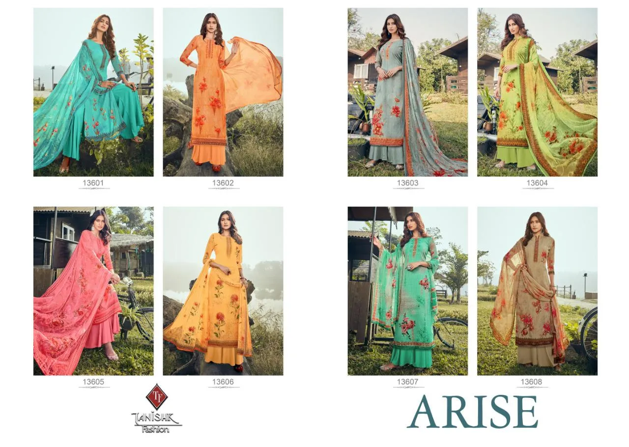 Tanishk Fashion Presents Arise Cotton Printed Casual Wear Salwar Suits