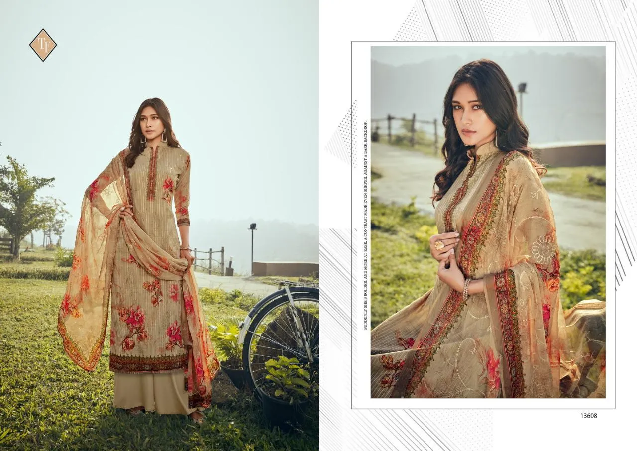 Tanishk Fashion Presents Arise Cotton Printed Casual Wear Salwar Suits