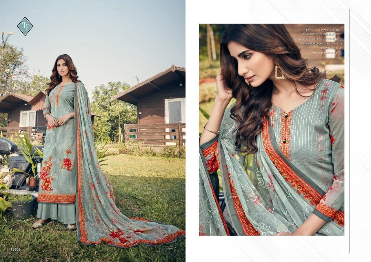 Tanishk Fashion Presents Arise Cotton Printed Casual Wear Salwar Suits