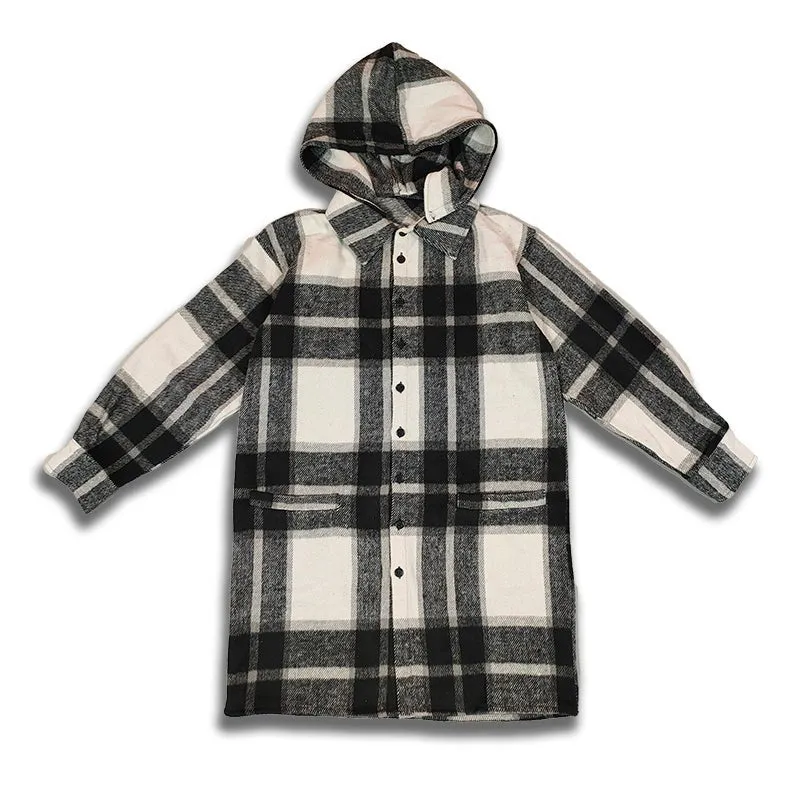 Tarrakoota hooded Unisex 3/4 Coat
