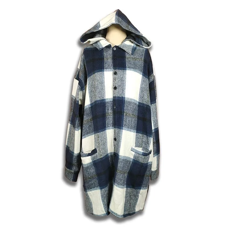 Tarrakoota hooded Unisex 3/4 Coat